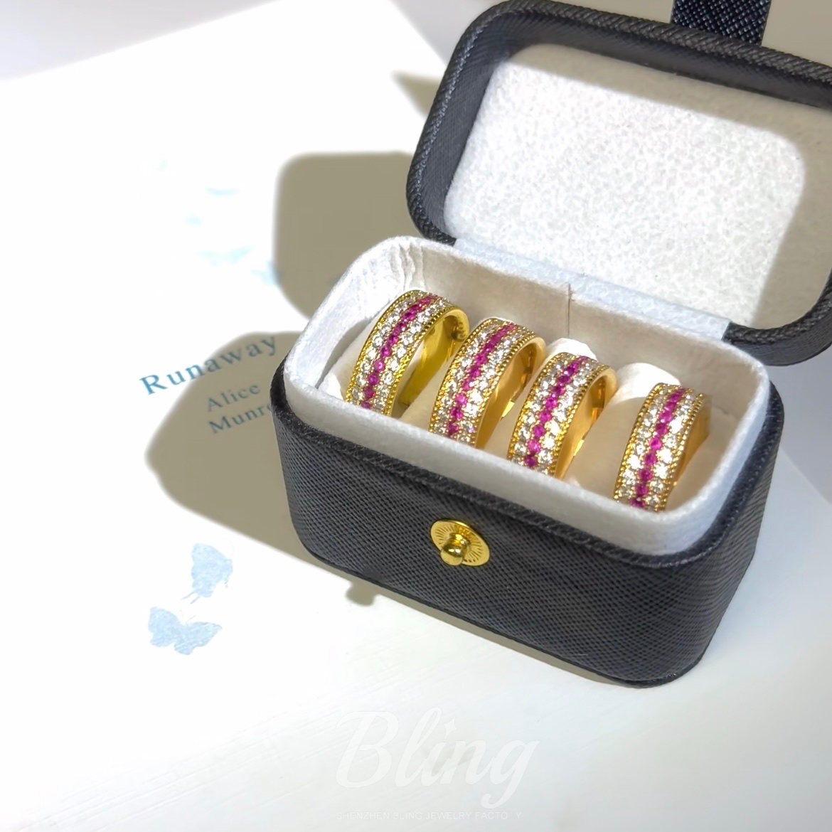 Ruby Rings Silver 925 Crystal Rings Fashion Jewelry Engagement Rings - Image 5