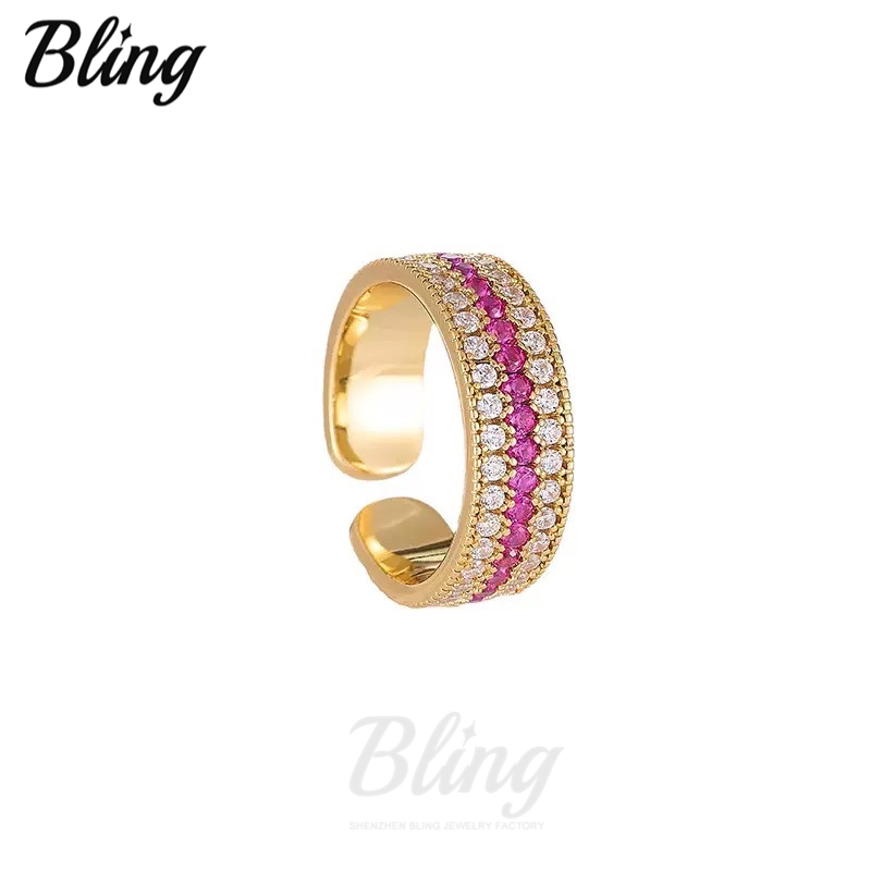 Ruby Rings Silver 925 Crystal Rings Fashion Jewelry Engagement Rings